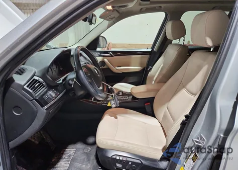 2017 BMW X3 xDrive28I from USA, damaged, VIN 5UXWX9C31H0W76399